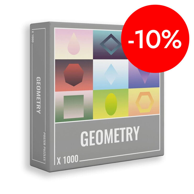 Puzle Cloudberries Geometry 1000 piezas