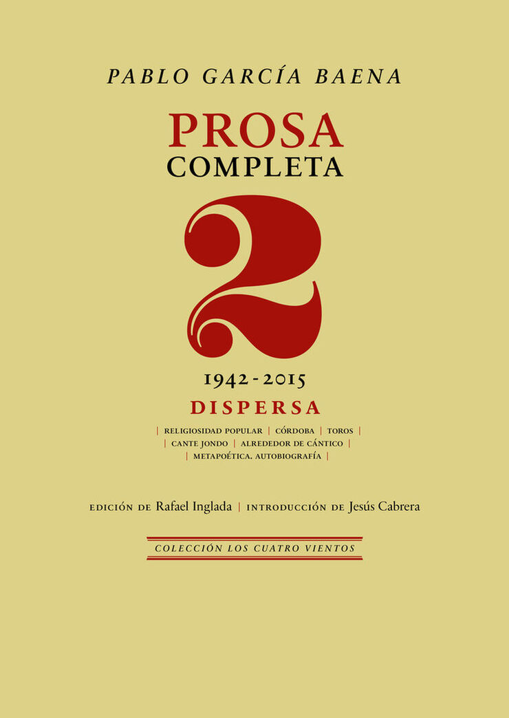 Prosa completa, 2