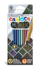 Lápices Carioca Metallic 12 colores