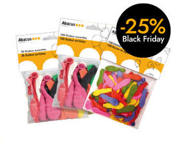 Globos Abacus colores 100u