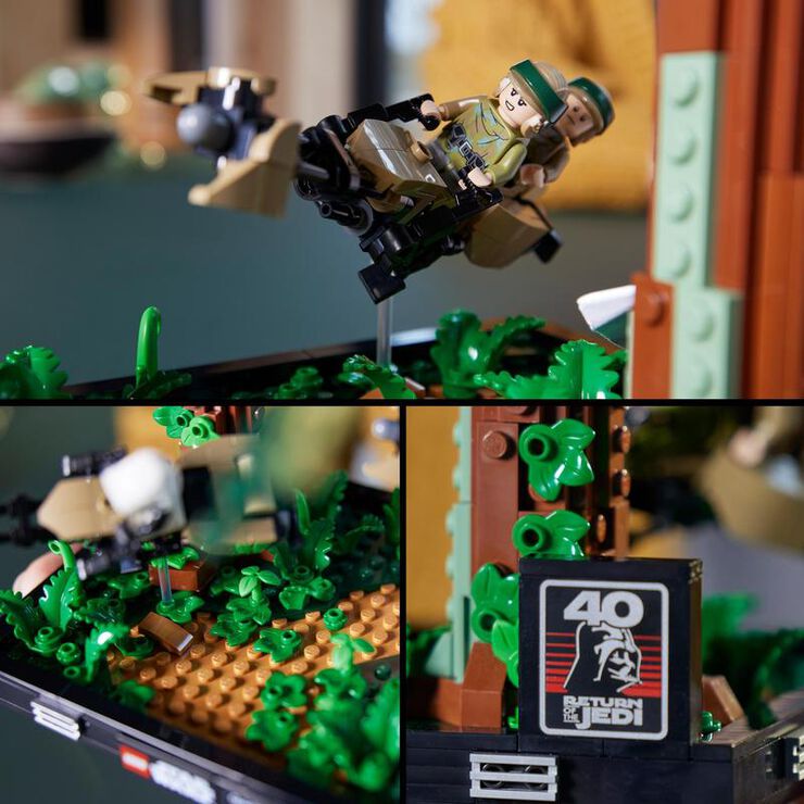 LEGO® Star Wars Diorama: Duelo de Speeders en Endor 75353