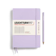 Libreta Leuchtturm A5 tapa dura raya lila Libreta Leuchtturm A5 tapa dura raya lila