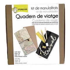 Kit de manualidades Cuaderno Viaje Stampam Kit de manualidades Cuaderno Viaje Stampam