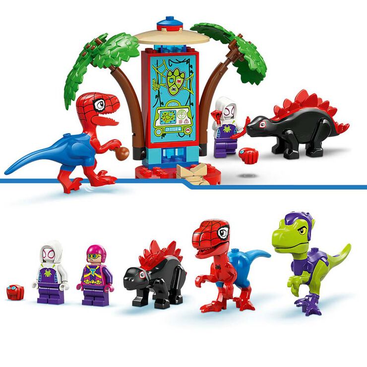 LEGO® Spidey Spidey i Gobby: Batalla de Raptors a la Base de la Casa de l'Arbre 11200