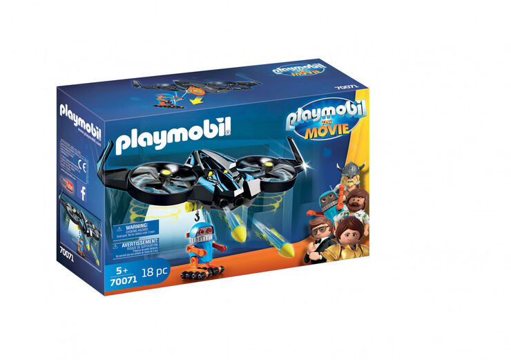 Figures Playmobil The movie Robotriton amb dron 70071