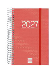Agenda Finocam Year D&iacute;a P&aacute;gina 2027 Catal&aacute;n Rojo