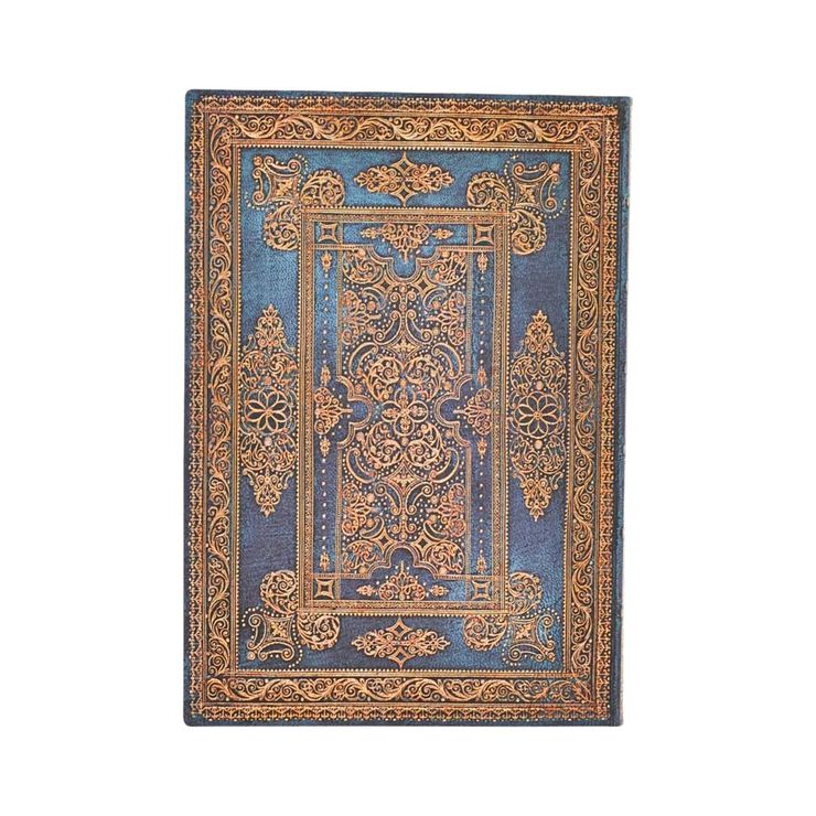 Agenda 18 mesos Paperblanks Flexi Midi apaïsada setm/vista 2025-26 Lujo Azul