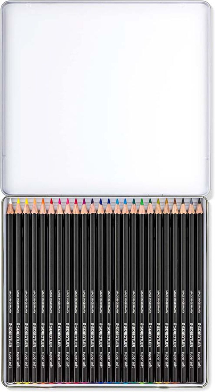 Lápiz Staedtler Super Soft 24 colores