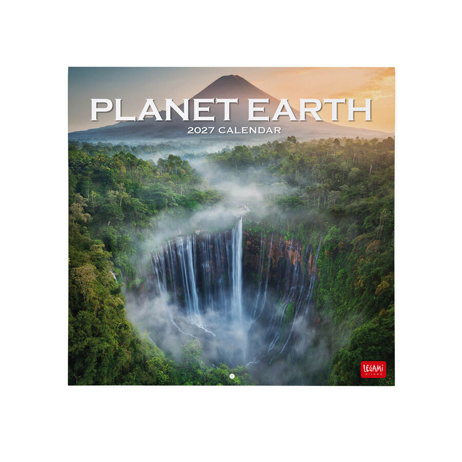 Calendario Legami 30x29 Pared Planet Earth Multiling&uuml;e 2027