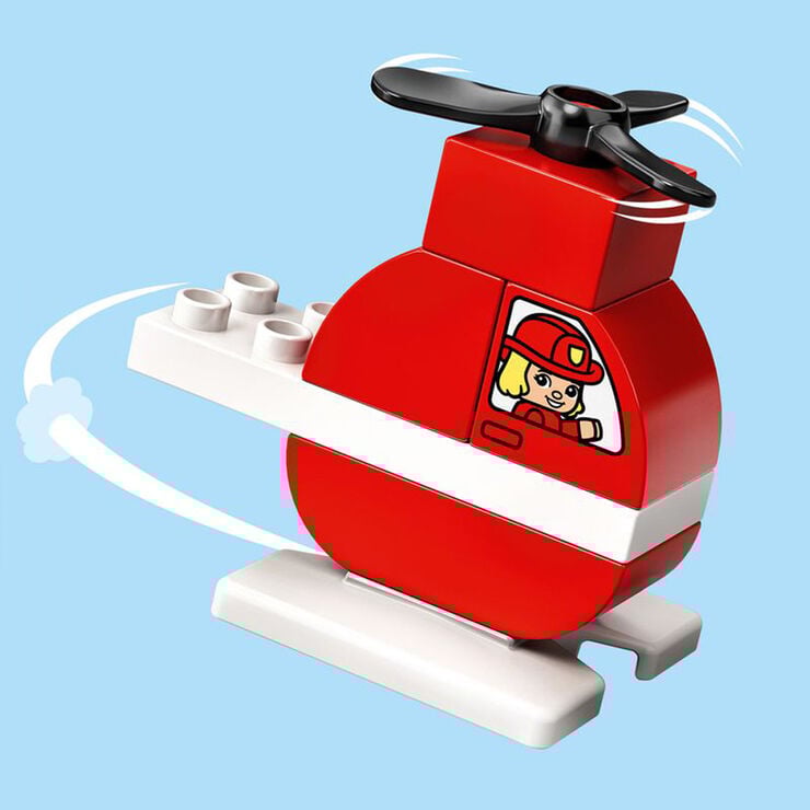 LEGO® Duplo Helicóptero de Bomberos y Coche de Policía 10957