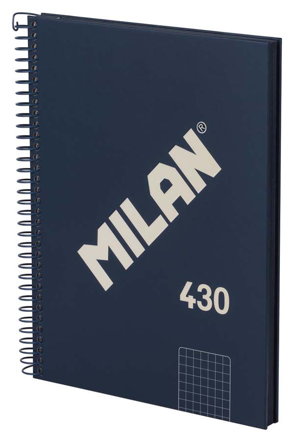 Notebook A5 80 hojas 5x5 Milan 430 1918 azul