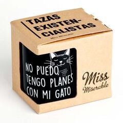 Taza ''No puedo planas con mi gato''