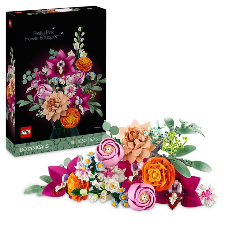 LEGO® Botanicals Ramo de Flores Fantasía en Rosa 10342