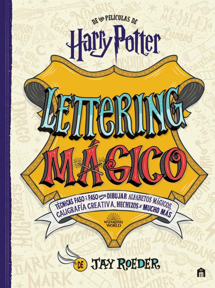 Harry Potter. Lettering mágico Harry Potter. Lettering mágico