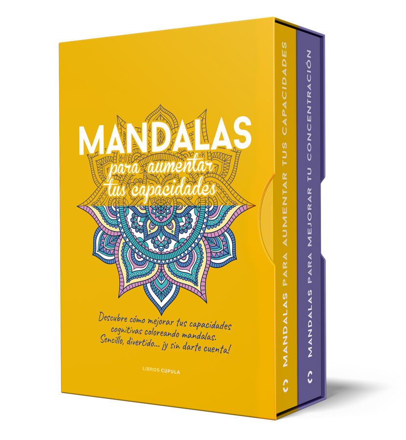 Estuche Mandalas para mejorar tu concentraci&oacute;n + Mandalas para aumentar tus capa