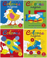 Colorea por c&oacute;digos (4 ej.)