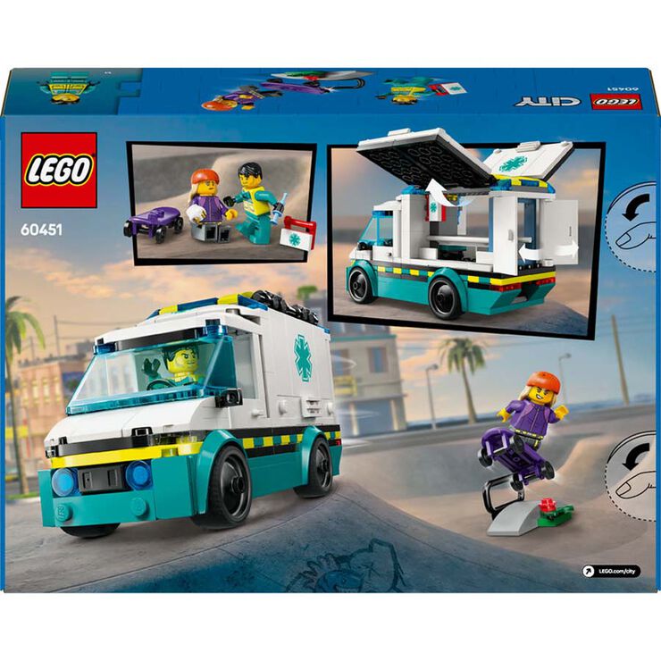 LEGO® LEGO City Ambulància d’Emergències 60451