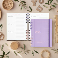 Agenda Escolar Plus W-O S/V Mult. 2026-2027 Malva