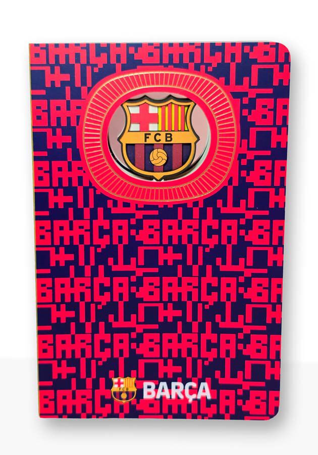 Libreta 3D Oficial FCB A5 Bar&ccedil;a