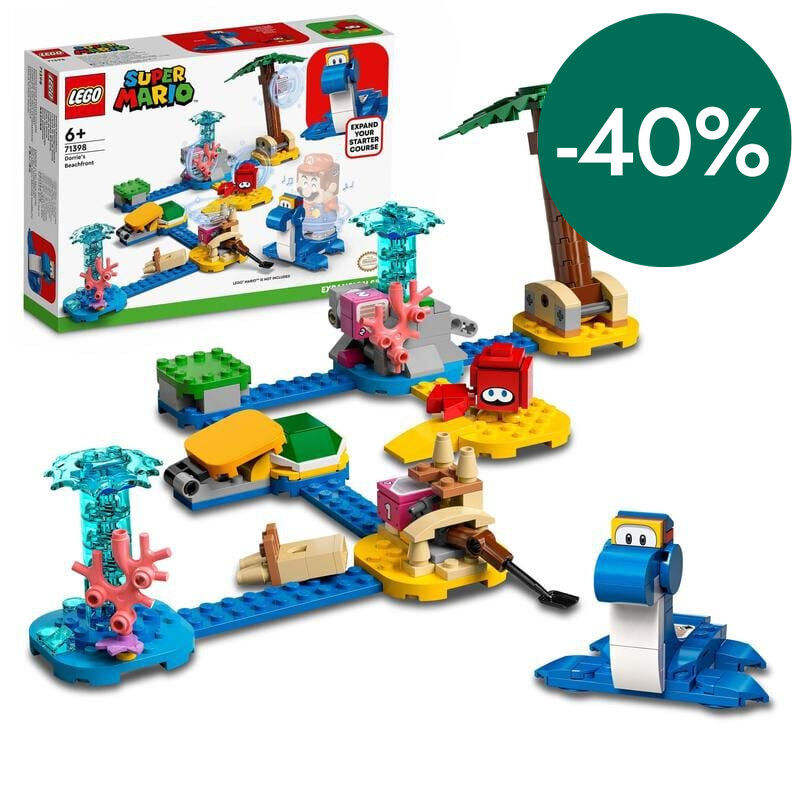 LEGO&reg; Mario Expansi&oacute; Dorrie's Beachfront 71398