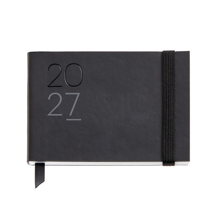 Agenda Miquelrius Pocket Semana Vista Catal&aacute;n Luxor 2027 Negro