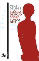 Señora de rojo sobre fondo gris Señora de rojo sobre fondo gris