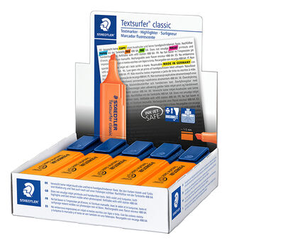 Rotulador fluorescente Staedtler Textsurfer Naranja 10 unidades