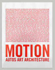 Motion. Autos, art, architecture Motion. Autos, art, architecture