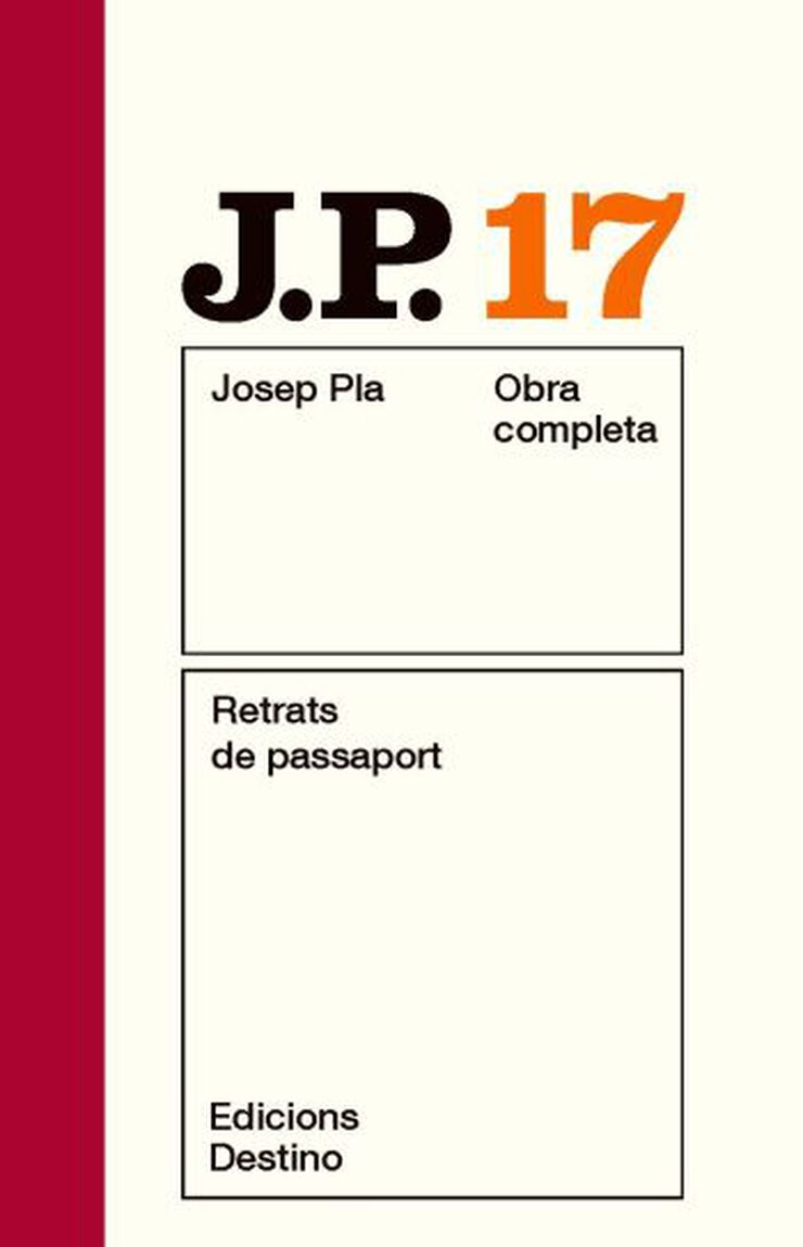 O.C. Josep Pla 17. Retrats de passaport