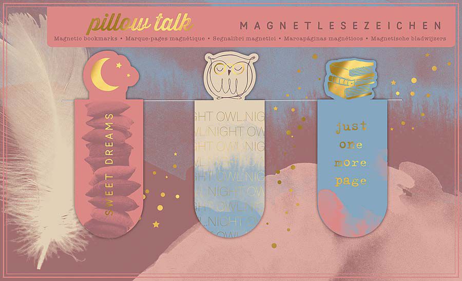 Marcap&aacute;ginas magn&eacute;tico Pillow Talk 3u