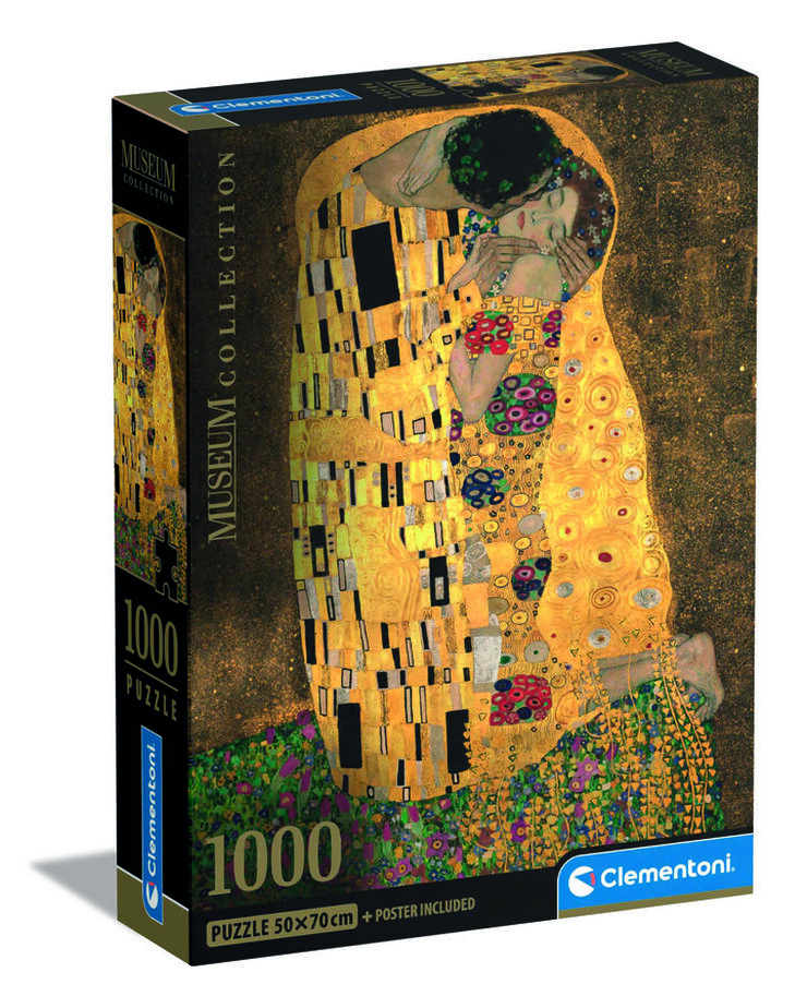 Puzle 1000 piezas Compackbox Klimt El Beso
