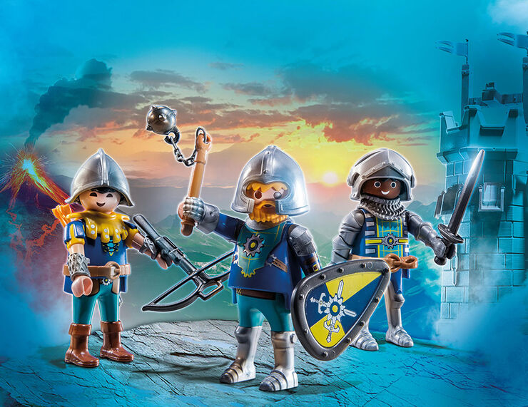 Playmobil Novelmore Set de 3 Caballeros de Novelmore 70671