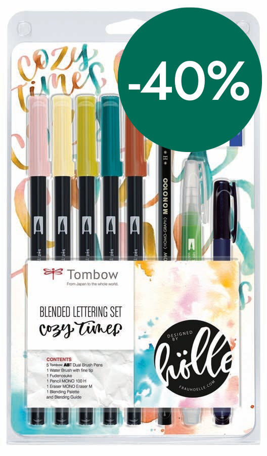 Lettering Set Tombow Cozy Time