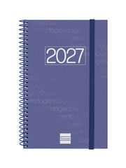 Agenda Finocam Year Setmana Vista Horitzontal 2027 Catal&agrave; Blau