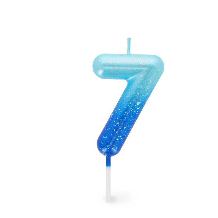 Espelma Legami verd/blau núm.7
