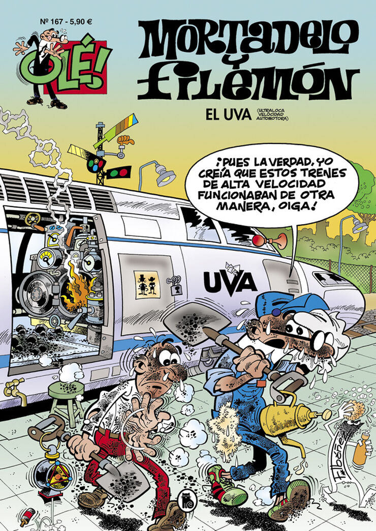 El U.V.A. (Ultraloca Velocidad Automotora) (Olé! Mortadelo 167)