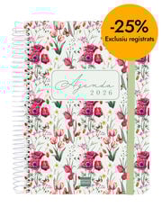 Agenda Finocam Cloe E10 dia/p&agrave;g cat 2026 verd