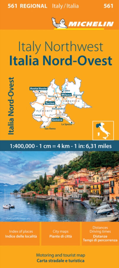 Italy northwest - Michelin regional map 561