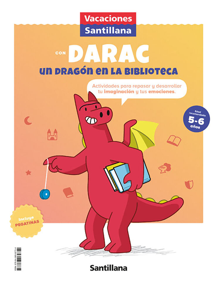Con Darac un Dragón en la Biblioteca 5-6 años Santillana