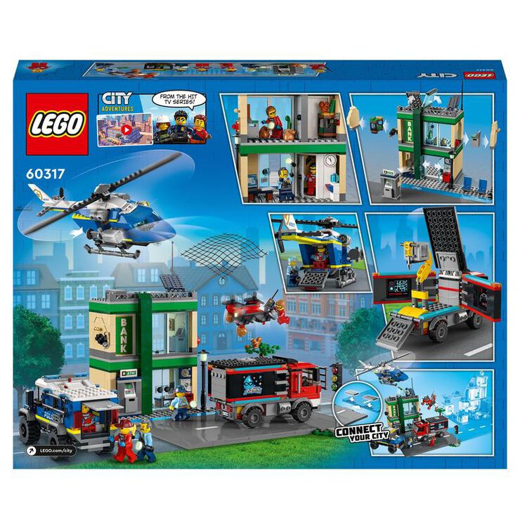 LEGO® City Persecució Policial al Banc 60317