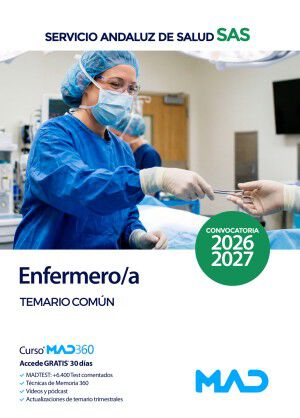 Enfermero/a del Servicio Andaluz de Salud. Temario com&uacute;n