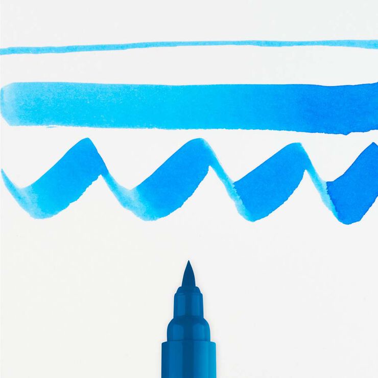 Rotulador Ecoline Brush Pen azul ultramar claro 505