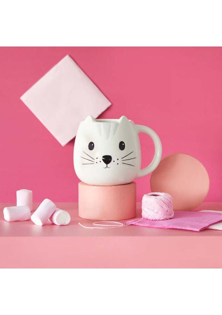 Taza Kitty 400ml blanco