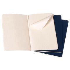 Pack 3 Llibretes Moleskine P aqua quadre