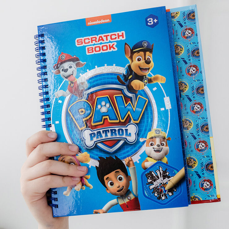 Libro Lámina para Rascar Paw Patrol