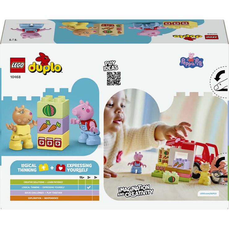 LEGO&reg; DUPLO Peppa Pig Tractor y Mercado 10468