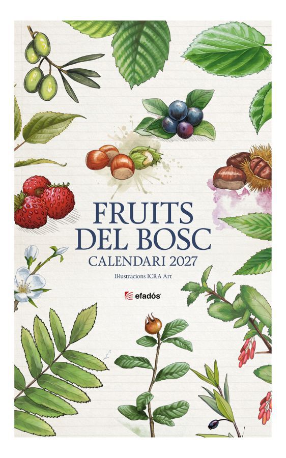 Calendario Pared Efados Frutos del Bosque Catal&aacute;n 2027