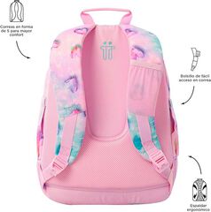 Motxilla Totto glitter Shiny Heart