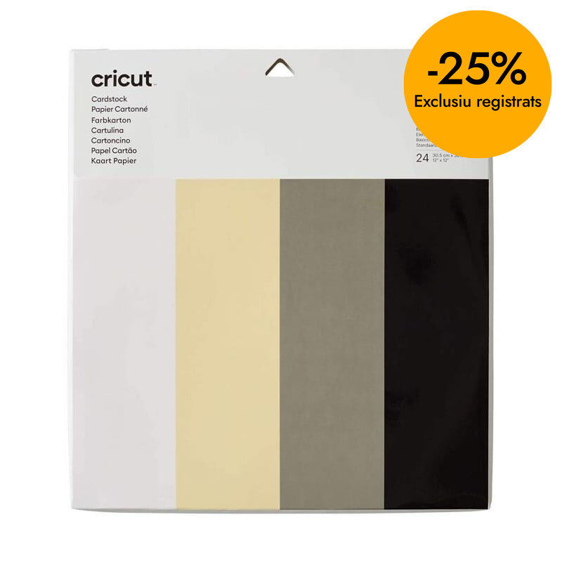 Cartolines 30x30cm b&agrave;sics 24 fulls