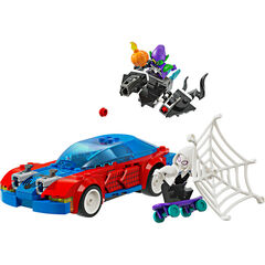 LEGO® Super Heroes Coche de Carreras de Spider-Man y Duende Verde Venomizado 76279